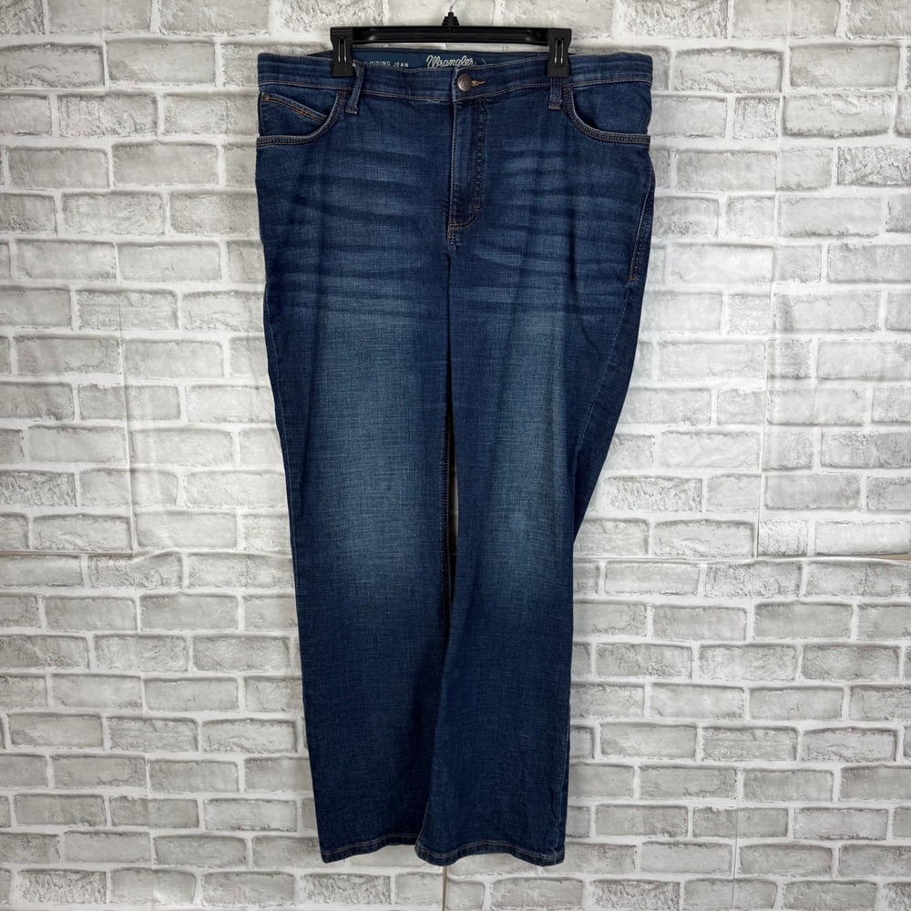 Wrangler Women's Dark Blue Boot Cut Jeans